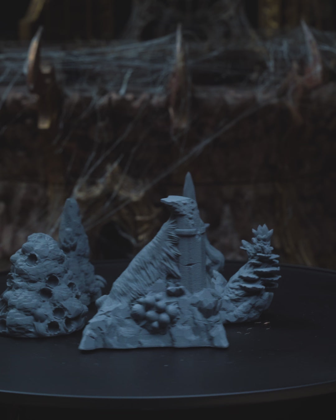Under Dark Prop Set - Terrain - 10 pc - 32mm - Resin - Unpainted