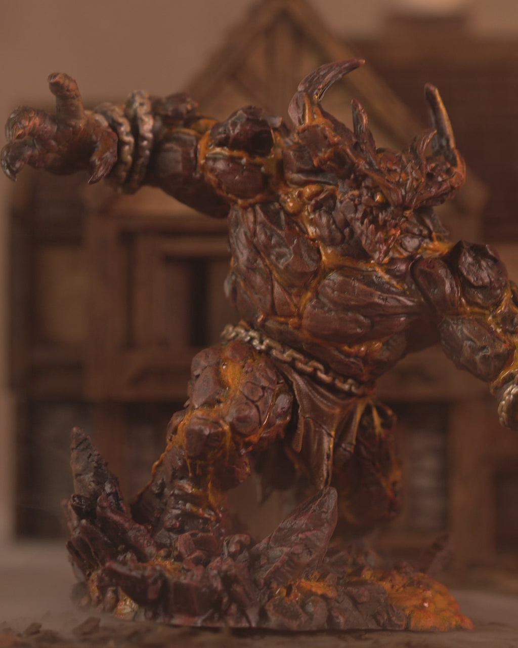 Magma Golem - Golem - 32mm - Unpainted