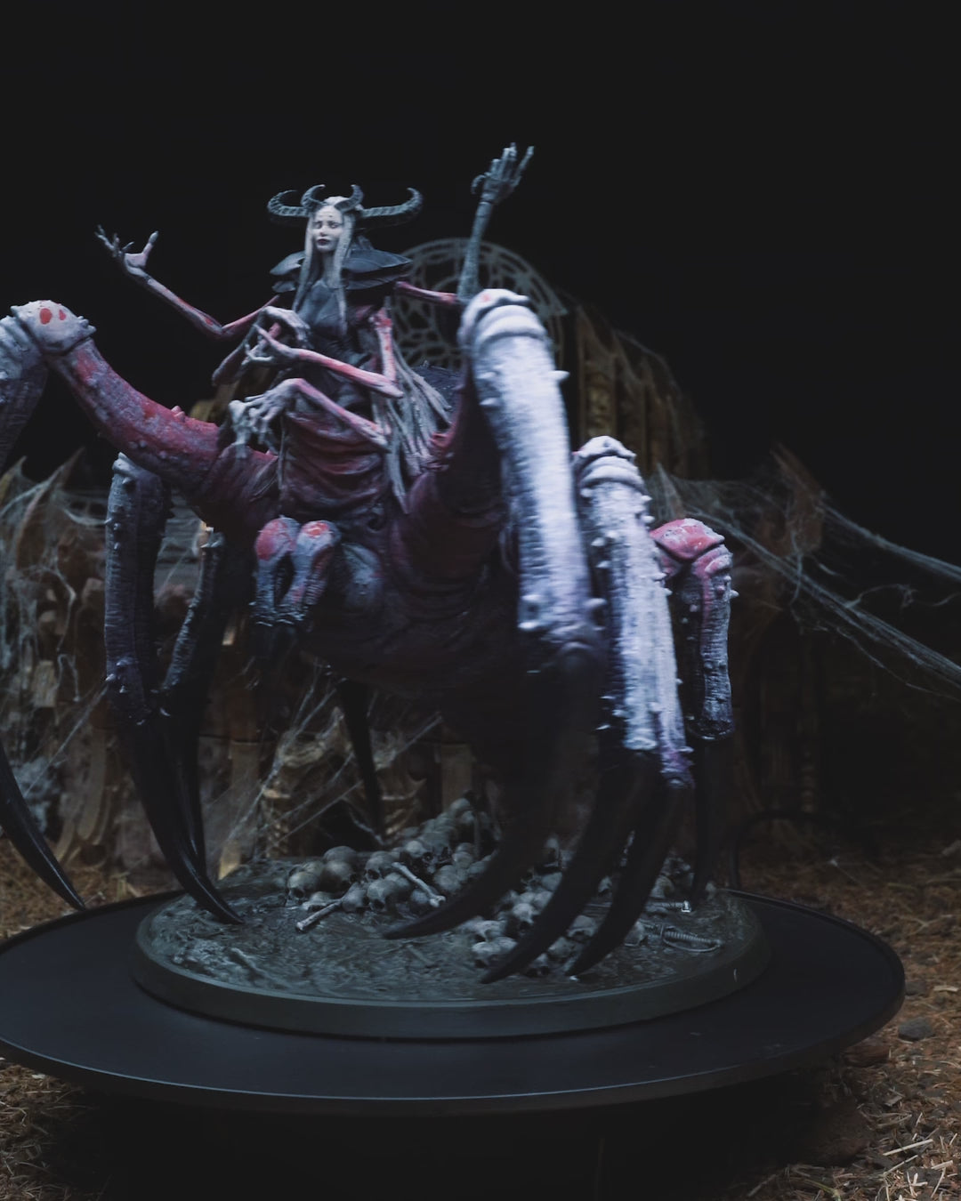 Spider Queen - Dark Elf - Drow - 32mm - Resin - Unpainted