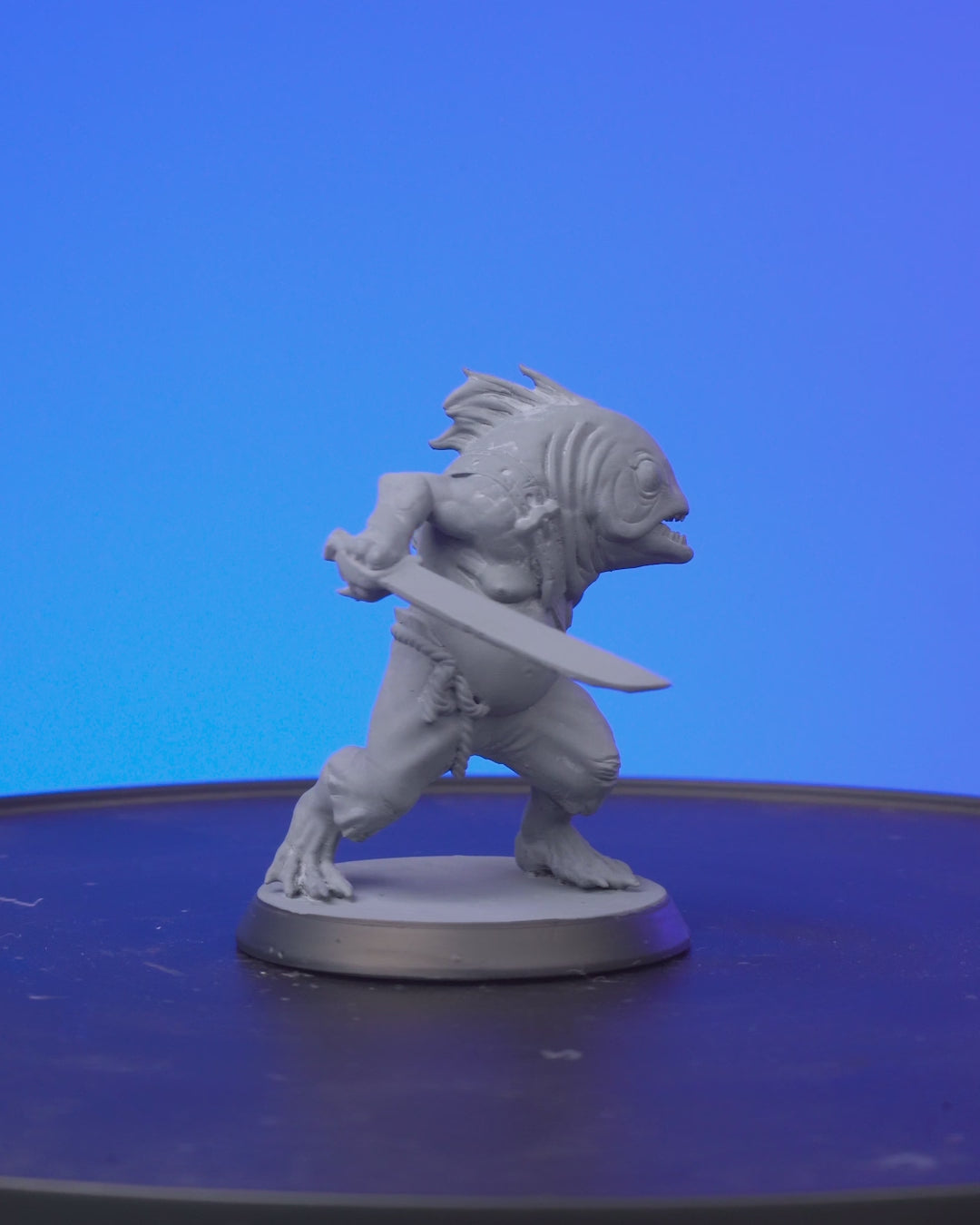 Kuo-toa , Chunky Pirate - 32mm - Resin - Unpainted
