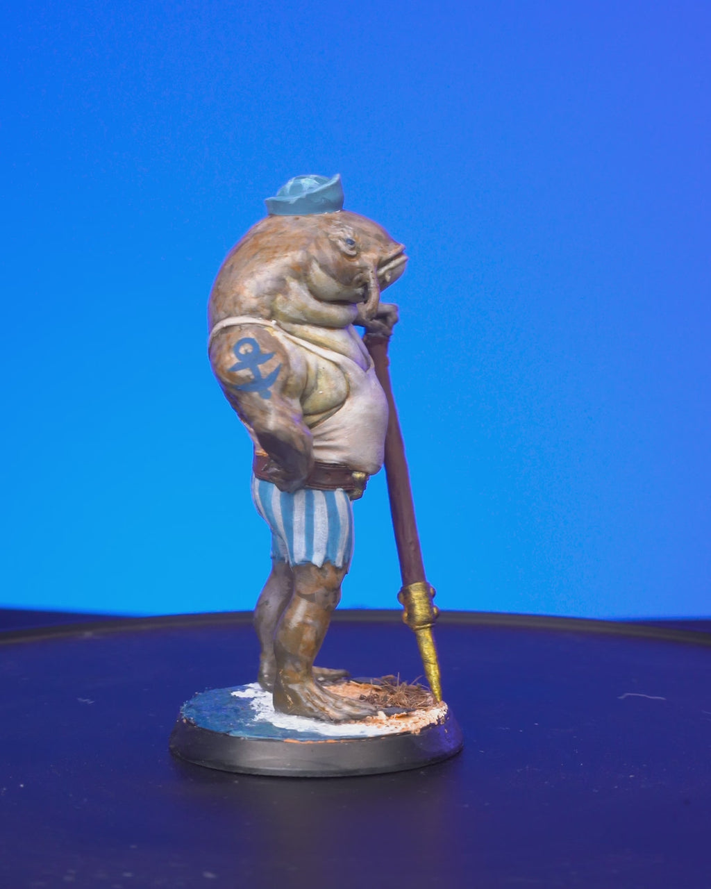 Kuo-toa, Catfish Pirate - 32mm - Resin - Unpainted