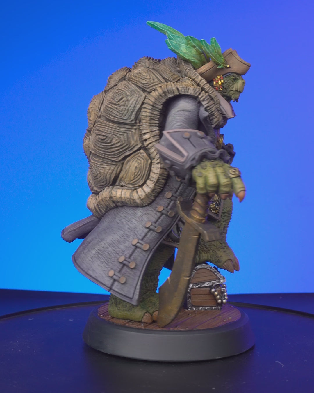 Krog , Pirate Captain. 32mm - Resin - Unpainted