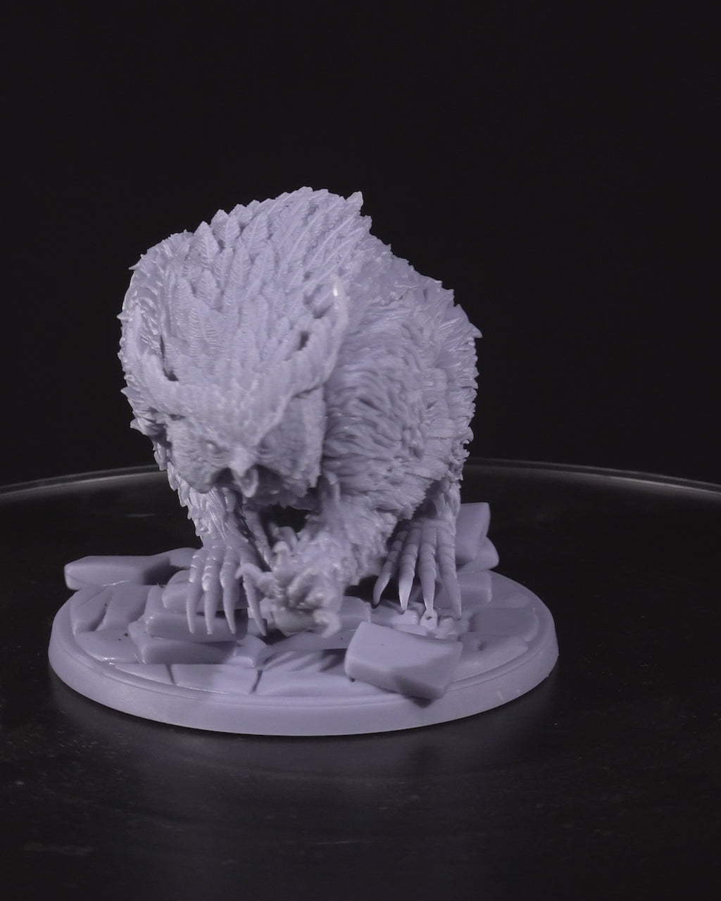 Avian Ogre - Owl Bear - 32mm - Resin - Unpainted