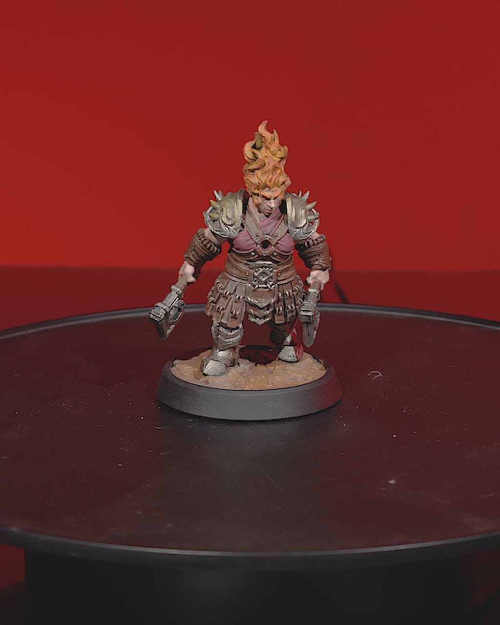 Fire Soldier Female - 32mm - Resin - Unpainted