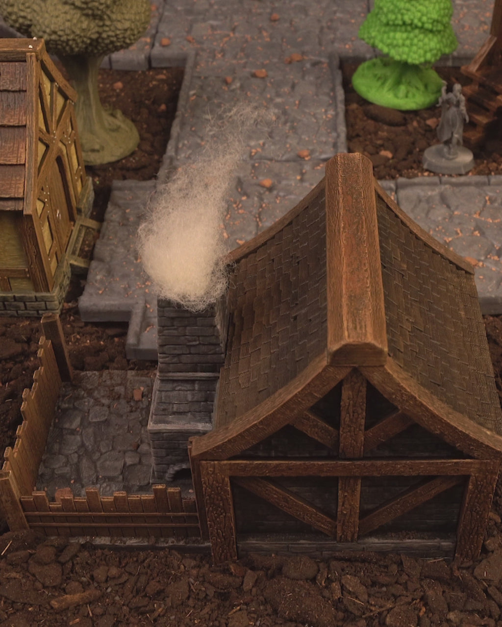 The Grinning Hammer - Blacksmith - Terrain - 32mm Scale - Unpainted