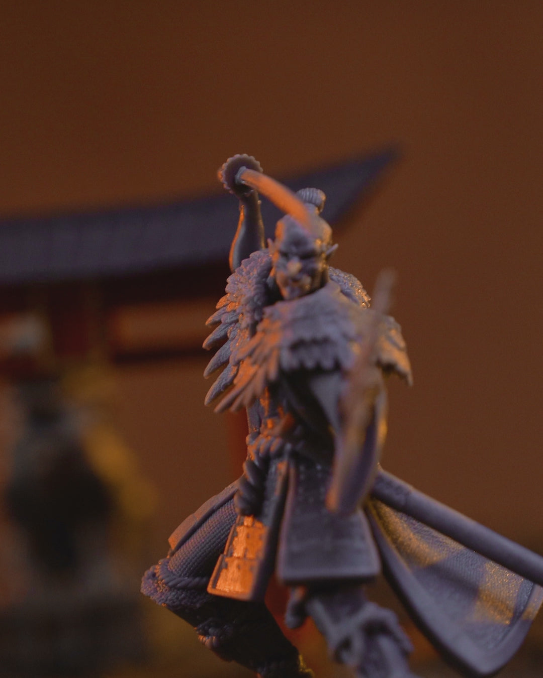 Karasu Tengu, Keeper of the Mountains - Human - 32mm - Unpainted