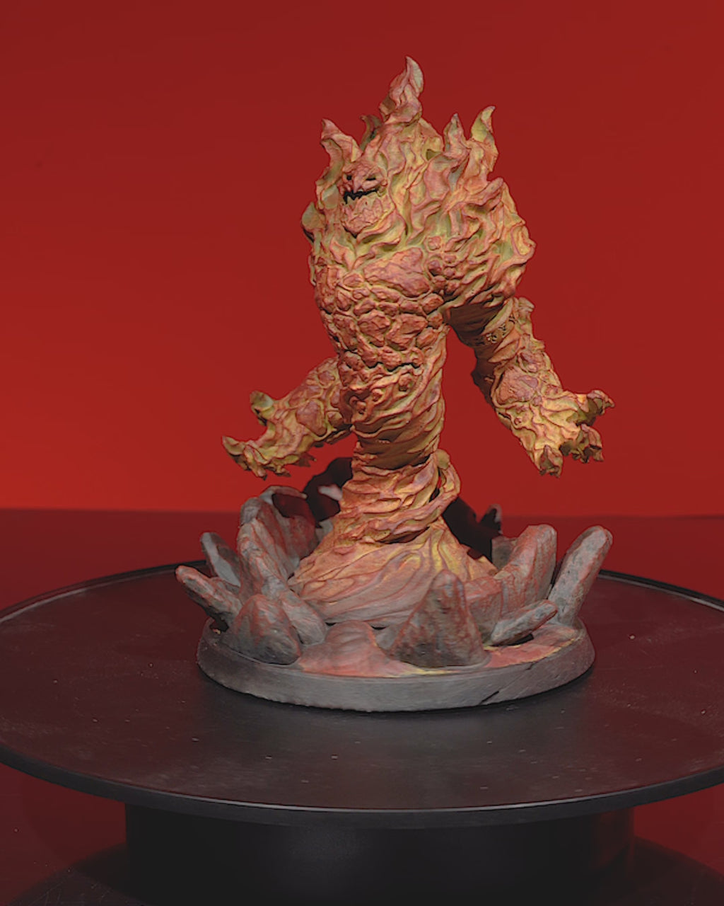 Fire Elemental - 3d Resin - 32mm Scale - Unpainted