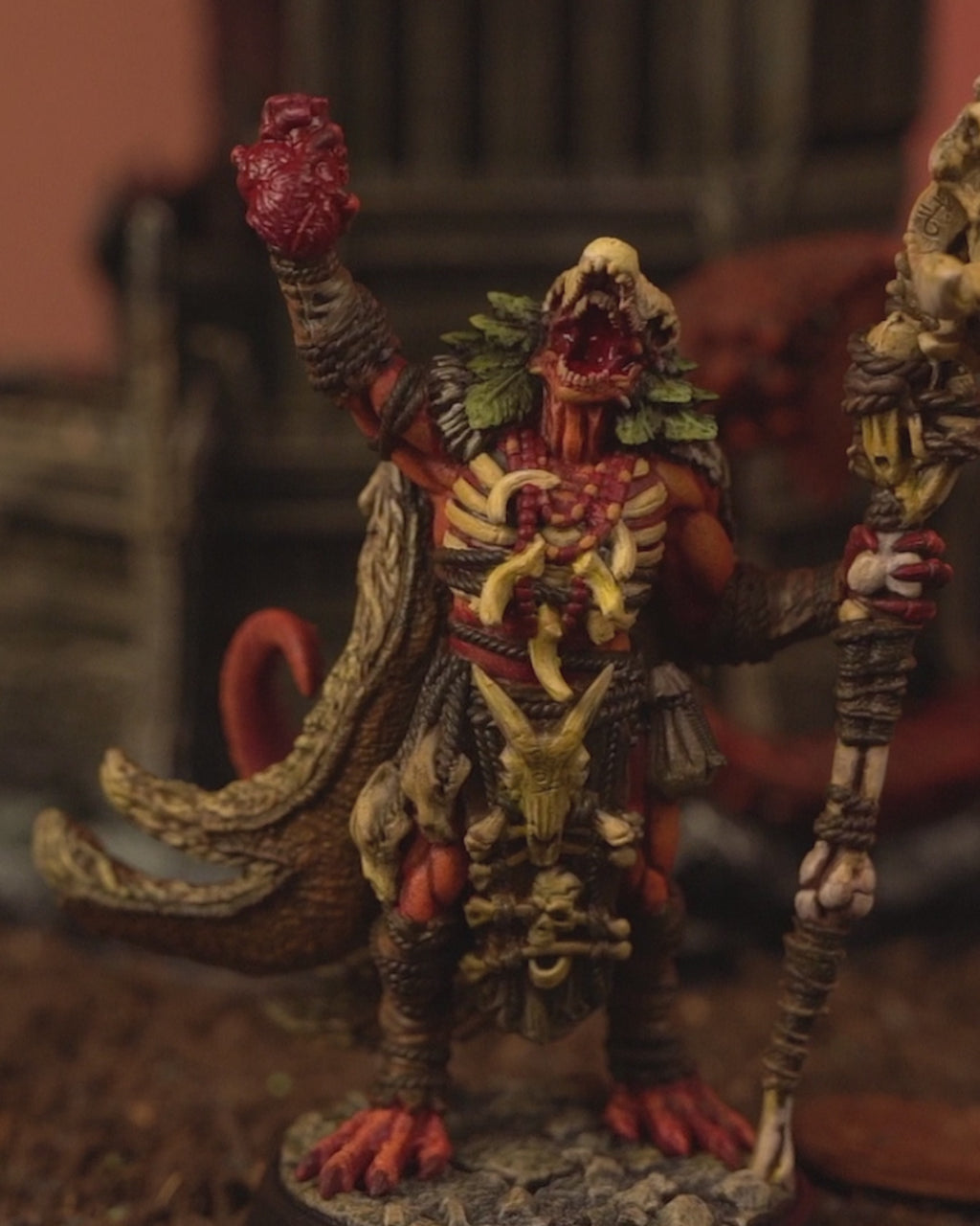 Dragonfolk Shaman - Dragon - 32mm - Unprinted