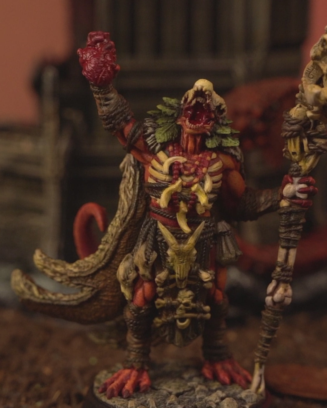 Dragonfolk Shaman - Dragon - 32mm - Unprinted