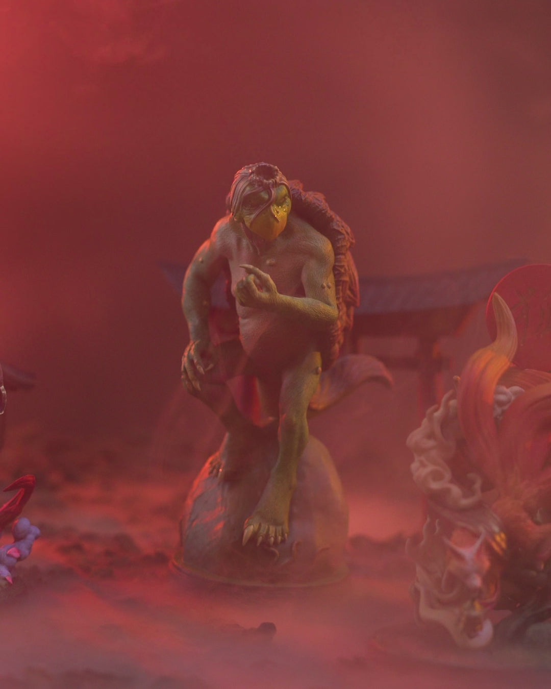 Kappa, Cryptic Guardian of Laughter - Turtle 32mm - Unpainted