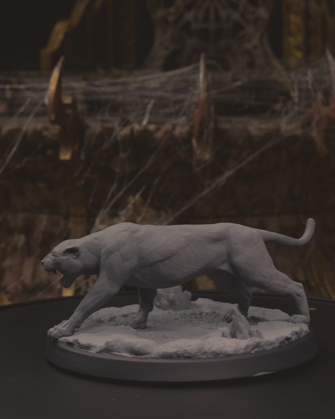 Paws - Large Cat - Animal - 32mm - Resin - Unpainted