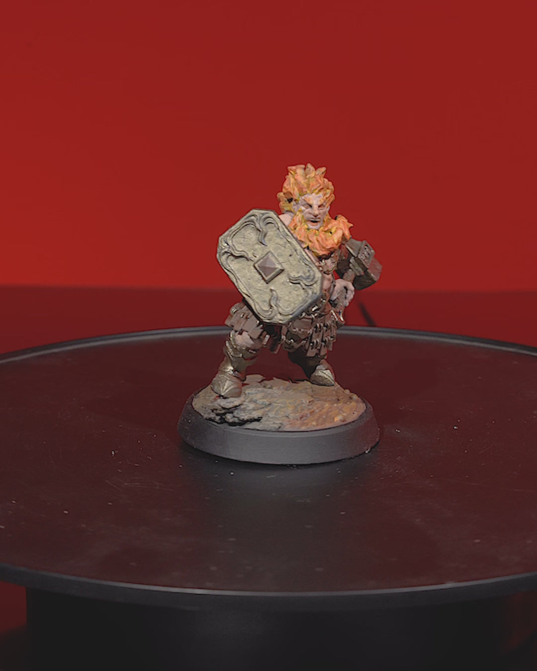 Fire Soldier Male - 32mm - Resin - Unpainted