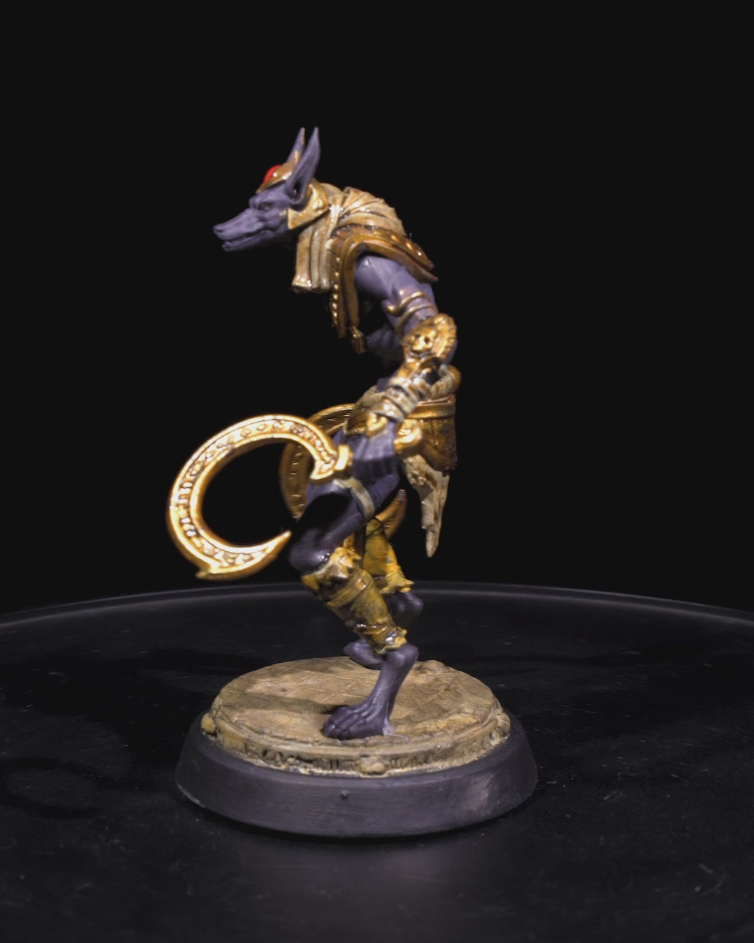 Jackal Warrior Scythe - 32mm - 3D Resin Printed - Unpainted